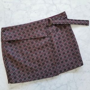 🌿New Free People Metallic Belted Wrap Skirt - 6